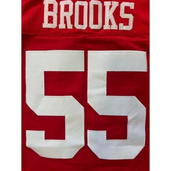 Ahmad Brooks #55 Red Football NFL On Field Nike Jersey Size 52 (XXL) San Francis - Picture 3 of 5
